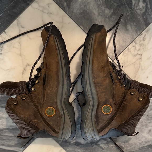 Timberland Men's Dark Brown Hiking Boots Mens size 9.5 - Picture 5 of 5